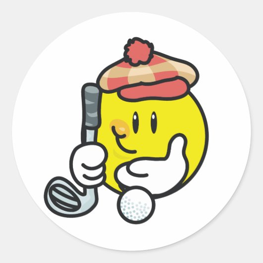 ゴルフ ラウンドシール (正面)