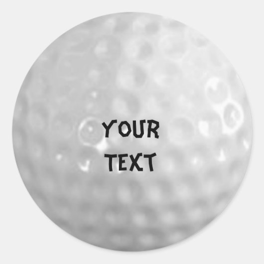 ゴルフ ラウンドシール (正面)