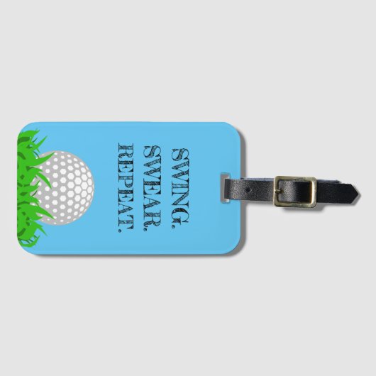 ゴルフ ラゲッジタグ (正面横)