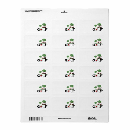 ゴルフ ラベル (フルシート)