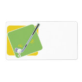 ゴルフ ラベル (正面)