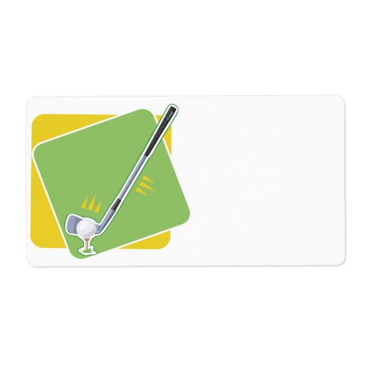 ゴルフ ラベル (正面)