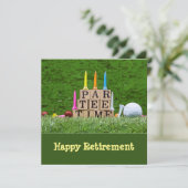 ゴルフ·リタイアメント(ボール·パー·ティー·タイム·オン·グリーン) カード (スタンド正面)