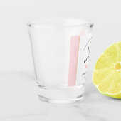 ゴルフ"リングの前の最後のスイング"ブライダルシャワー ショットグラス (左)