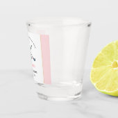 ゴルフ"リングの前の最後のスイング"ブライダルシャワー ショットグラス (右)