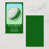 ゴルフ: レトロ光線: 名刺 (正面/裏面)