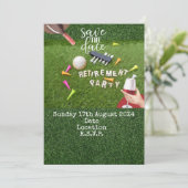 ゴルフ 保存日 ゴルフ引退パーティー グリーンで セーブザデート (スタンド正面)