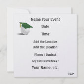 ゴルフ 卒業 - SRF 招待状 (裏面)