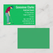 ゴルフ 名刺 (正面/裏面)