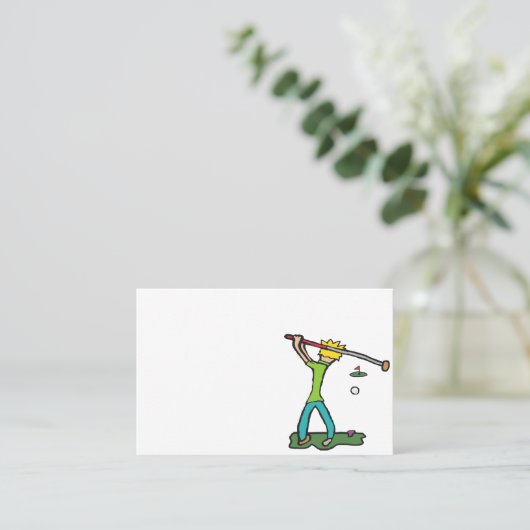 ゴルフ 名刺 (スタンド正面)