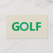 ゴルフ 名刺 (裏面)