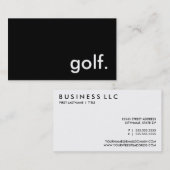 ゴルフ 名刺 (正面/裏面)
