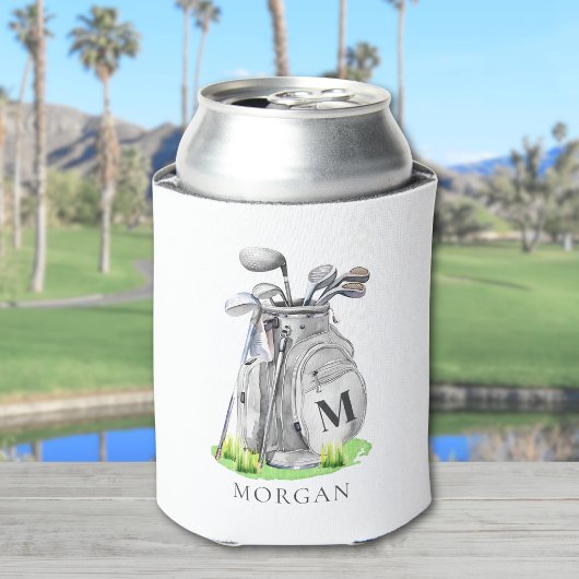 ゴルフ 名前 モノグラム 缶クーラー