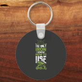 ゴルフ-唯一のアイアン キーホルダー (正面)
