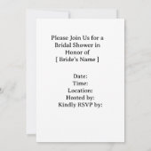 ゴルフ 女性 ゴルファー ゴルフコース ブライダル 招待状 (裏面)