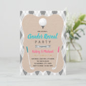 ゴルフ 性別発表 テーマ 招待状 (スタンド正面)