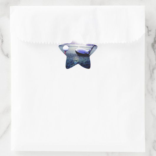 ゴルフ 星シール (バッグ)