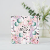 ゴルフ 母の日のボールと花をママに シーズンカード (スタンド正面)