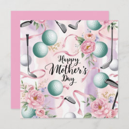 ゴルフ 母の日のボールと花をママに シーズンカード