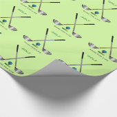 ゴルフ-生命のゲーム ラッピングペーパー (角)