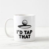 ゴルフ-私はそれを叩きます コーヒーマグカップ (左)