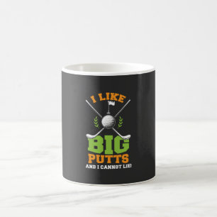 ゴルフ-私は大きいパットを好みます コーヒーマグカップ