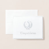 ゴルフ 箔カード (封筒付き正面)