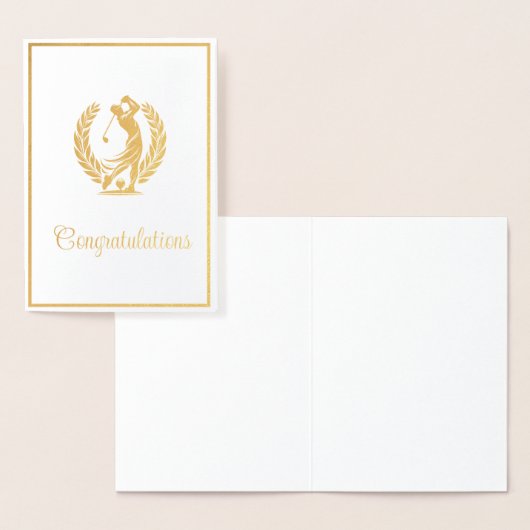 ゴルフ 箔カード (ディスプレー)