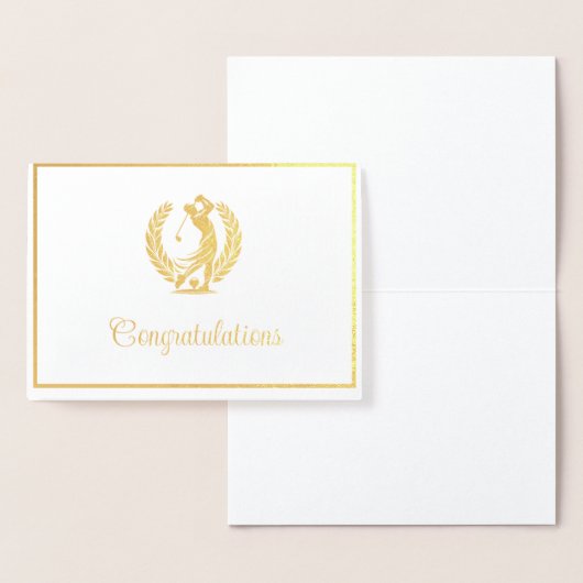 ゴルフ 箔カード (ディスプレー)