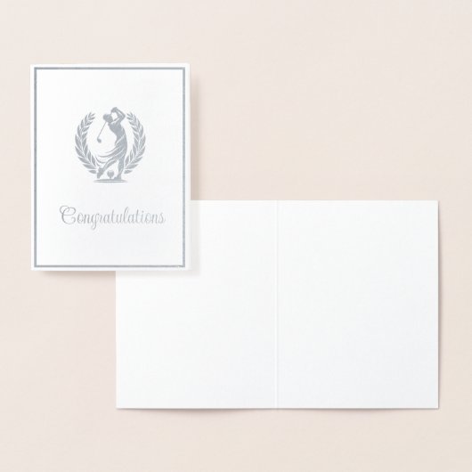 ゴルフ 箔カード (ディスプレー)