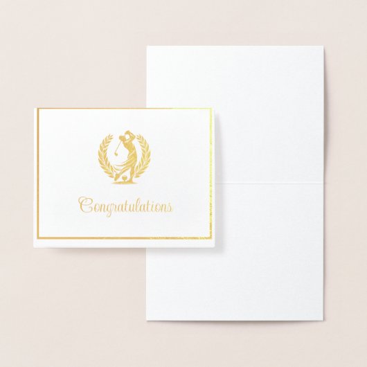 ゴルフ 箔カード (ディスプレー)