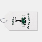 ゴルフ – 素晴らしいゲーム ギフトタグ (裏面横)