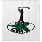 ゴルフ – 素晴らしいゲーム シャワーカーテン (正面)