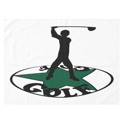 ゴルフ – 素晴らしいゲーム テーブルクロス (正面(横))