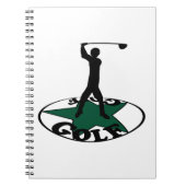 ゴルフ – 素晴らしいゲーム ノートブック (正面)