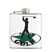 ゴルフ – 素晴らしいゲーム フラスク (正面)