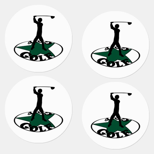 ゴルフ – 素晴らしいゲーム ラベル (グループ)