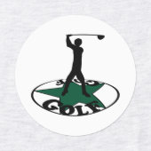 ゴルフ – 素晴らしいゲーム ラベル (デザイン1)