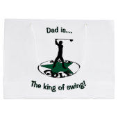 ゴルフ – 素晴らしいゲーム ラージペーパーバッグ (裏面)