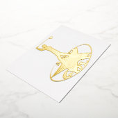 ゴルフ – 素晴らしいゲーム 箔招待状 (回転した状態)