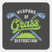 ゴルフ – 草を破壊する武器 スクエアシール (正面)