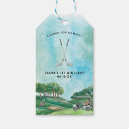 ゴルフ | 誕生日パーティー お礼タグ ギフトタグ