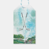 ゴルフ | 誕生日パーティー お礼タグ ギフトタグ (裏面)