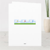 ゴルフ 誕生日 すべてのカードからの カード (裏面)