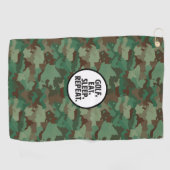 ゴルフ，食べ睡眠，繰り返しゴルフタオル ゴルフタオル (横)