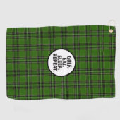 ゴルフ，食べ睡眠，繰り返しゴルフタオル ゴルフタオル (横)