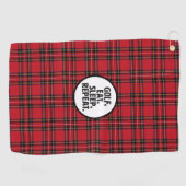 ゴルフ，食べ睡眠，繰り返しゴルフタオル ゴルフタオル (横)