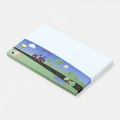 ゴルフ – 10" x 6" Post-it®注意事項 ポストイット (アングル)