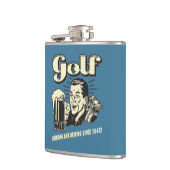 ゴルフ：1642年以来の飲酒運転 フラスク (左)
