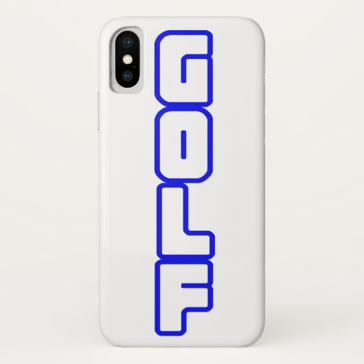 ゴルフ Case-Mate iPhoneケース (裏面)